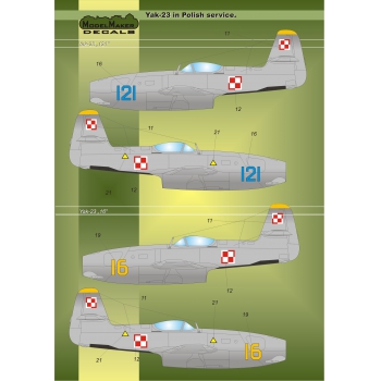 Yak-23 in Polish service