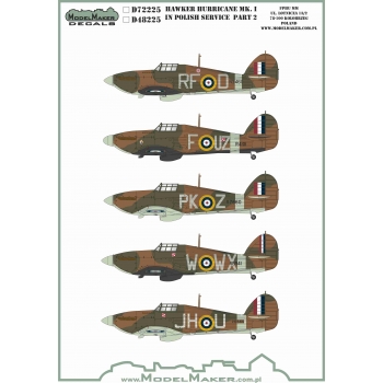 D72225 Hawker Hurricane Mk.I in Polish service part 2