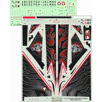 D48234 Austrian Eurofighter Typhoon  Tiger scheme 2024