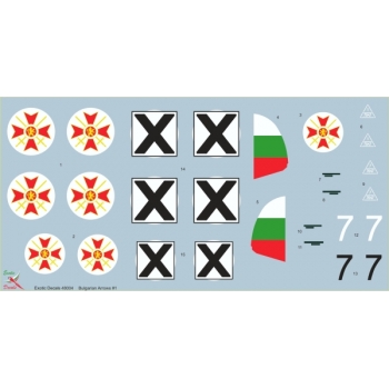 ED48004 Bulgarian Arrows #1 - Bf 109 E-3a in Bulgarian service - part 1