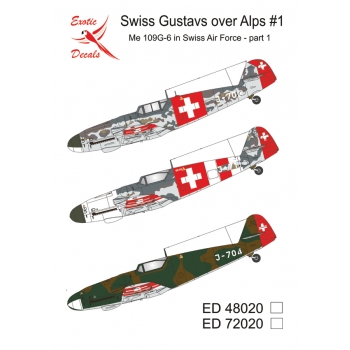 ED48020 Swiss Gustavs over Alps #1 - Me 109G-6 in Swiss Air Force - part 1