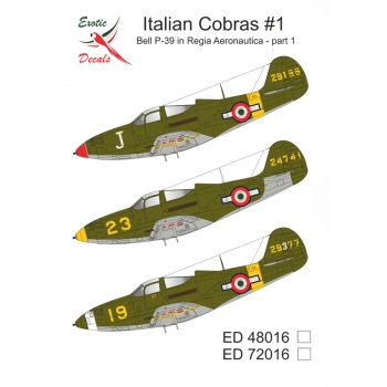 ED72017 Italian Cobras #2 - Bell P-39 in Regia Aeronautica - part 2