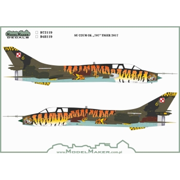 MM73003 - Su-22UM-3K „707" Polish Tiger 2017 plastic model kit -  LIMITED EDITION