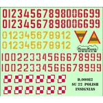D72082 Su-22 Polish insignias 