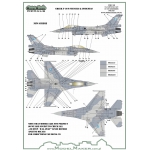 D48125 Greek F-16’s stencils and insignias
