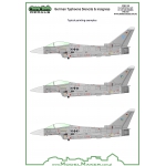 D72095 German Typhoons Stencils & insignias