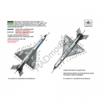 HAD48113 Mig-21MF (Hungarian Air Force 9307, 9308, 4605, 8113 "Blue kiváló")