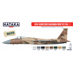 HTK-AS29 USAF Aggressor Squadron paint set vol. 1