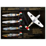 HAD48064 Messerschmitt Bf 109 F-4 yellow 17, V-+03, V-+07, yellow 7)