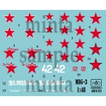 HAD48131 MiG-3 (Russian white 42, red 02, Za Rodina, Za Stalina)