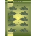 D72015 Polish tanks markings 1920 - 1939