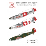 ED72020 Swiss Gustavs over Alps #1 - Me 109G-6 in Swiss Air Force - part 1