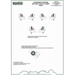 IM32701 Supermarine Spitfire roundels and fin flashes - EARLY